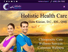 Tablet Screenshot of holistic-health.com